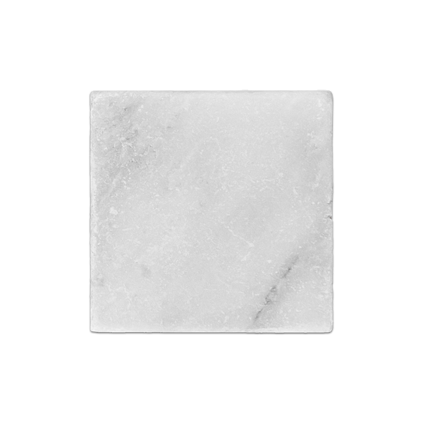 Pearl White 4" x 4" Soft Tumbled