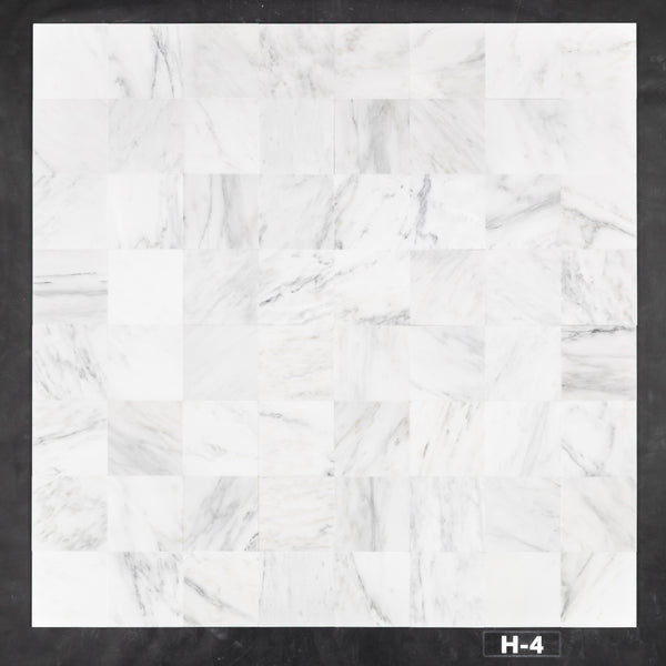 Pearl White 6" x 6" Honed - Elon Tile & Stone