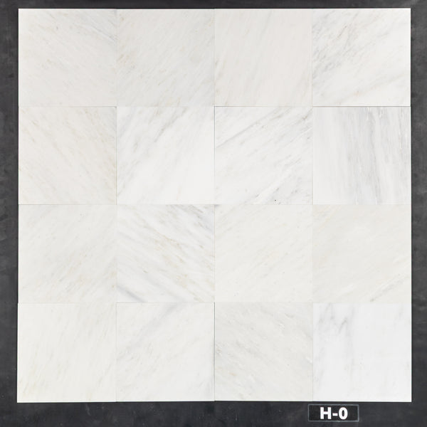 Pearl White 12" x 12" Honed