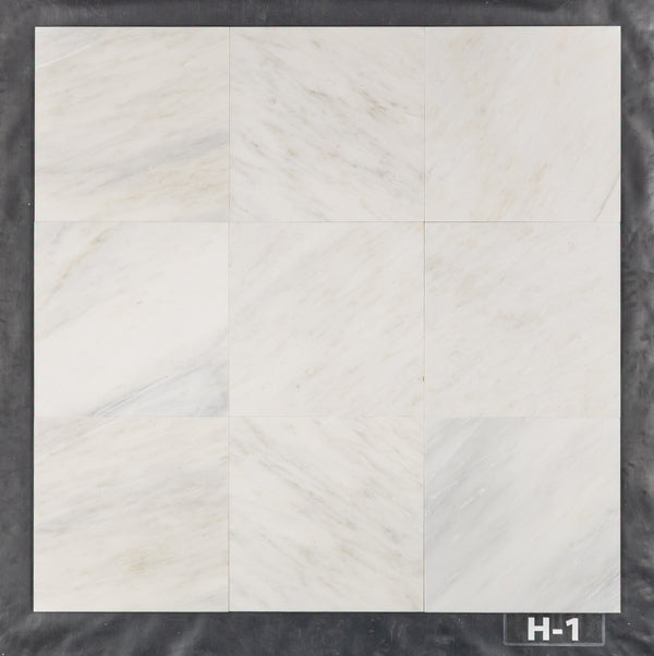 Pearl White 12" x 12" Honed