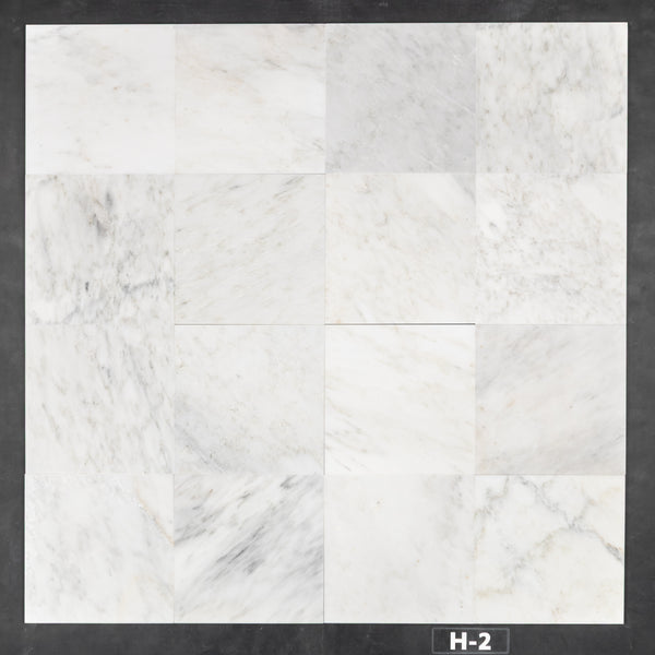 Pearl White 12" x 12" Honed - Elon Tile & Stone