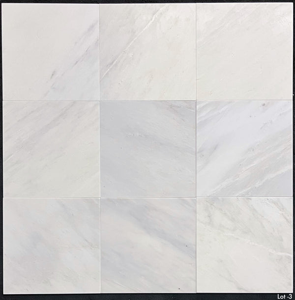 Pearl White 12" x 12" Honed