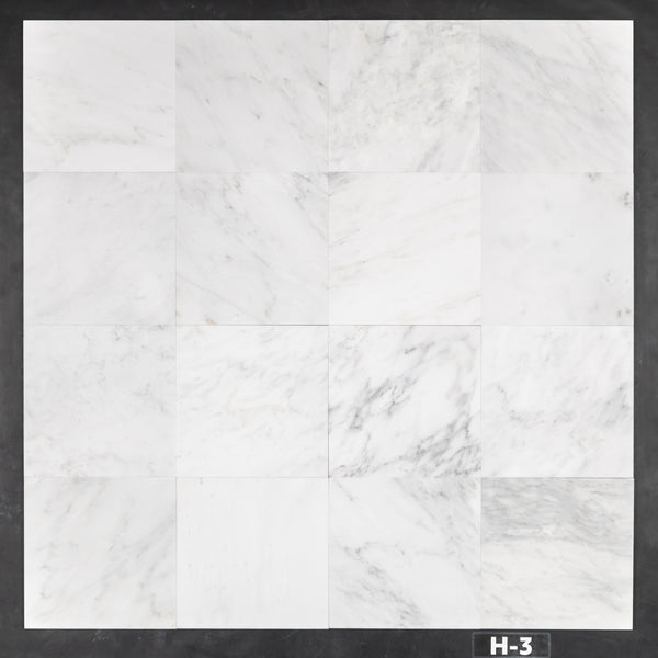 Pearl White 12" x 12" Honed