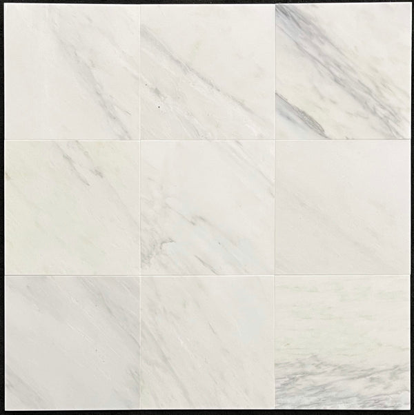 Pearl White 12" x 12" Polished - Elon Tile & Stone