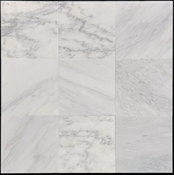 Blanco perla 12" x 12" Pulido