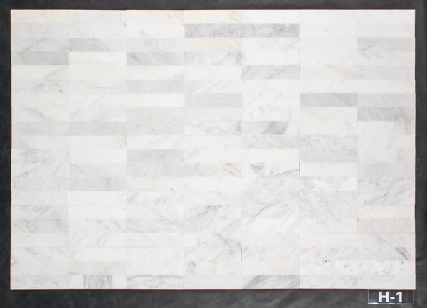 Pearl White 2" x 8" Honed