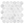 Mosaico hexagonal blanco perla de 2