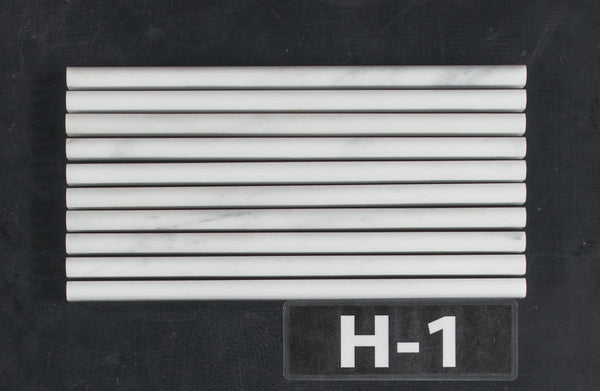 Pearl White Petite Pencil Molding Honed