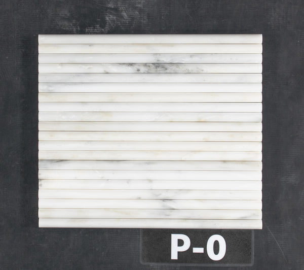 Pearl White Petite Pencil Molding Polished