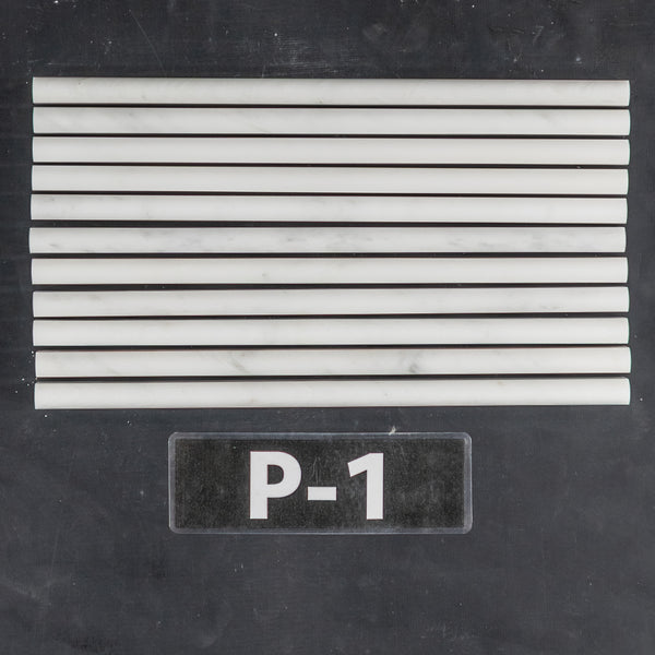 Pearl White Petite Pencil Molding Polished