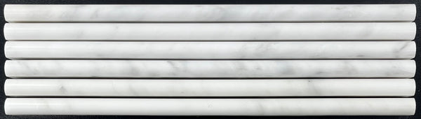 Pearl White Petite Pencil Molding Polished