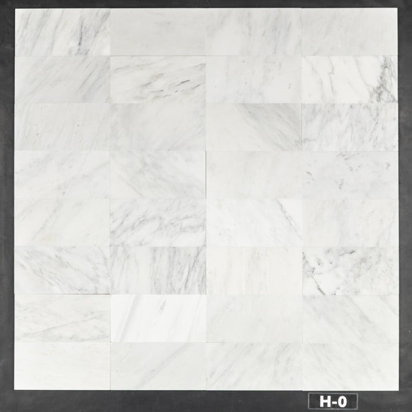 Pearl White 6" x 12" Honed