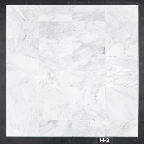 Blanco perla 6" x 12" Pulido