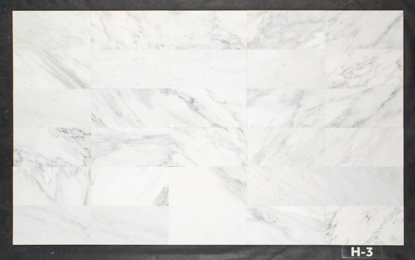 Pearl White 6" x 12" Honed