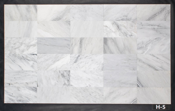 Pearl White 6" x 12" Honed - Elon Tile & Stone