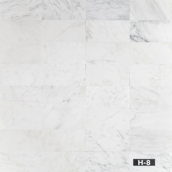 Blanco perla 6" x 12" Pulido