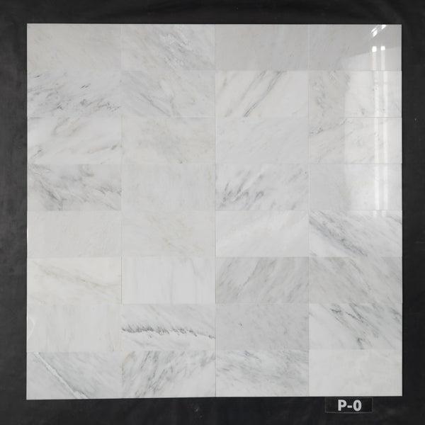 Blanco perla 6" x 12" Pulido