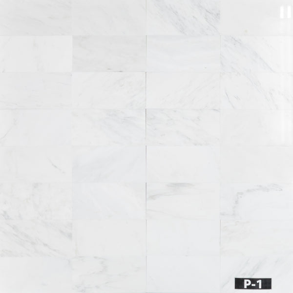 Pearl White 6" x 12" Polished
