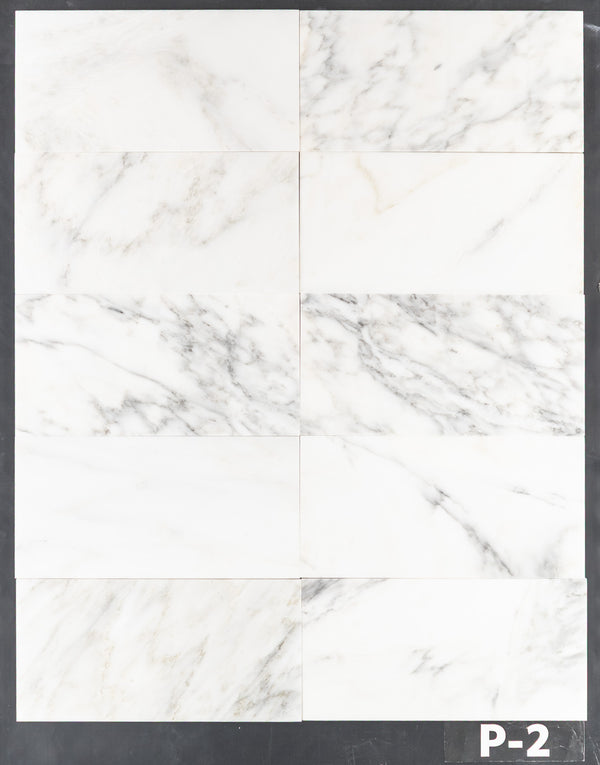 Blanco perla 6" x 12" Pulido