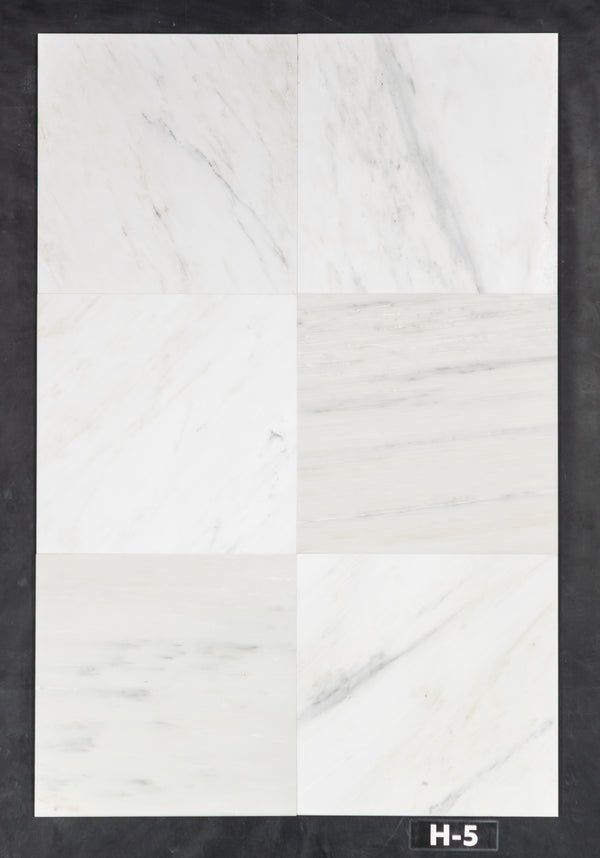 Pearl White 18" x 18" Honed