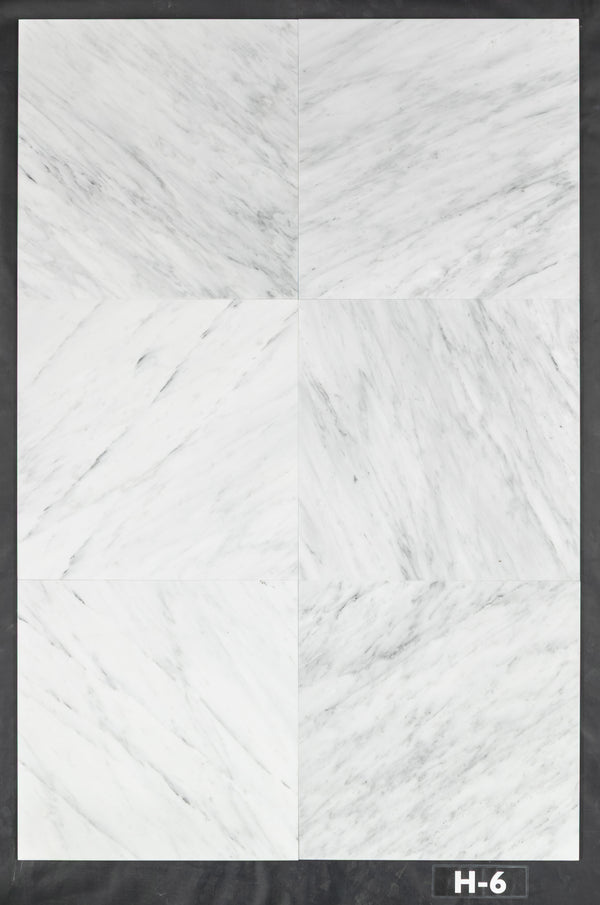 Pearl White 18" x 18" Honed