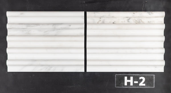 Pearl White Ogee Molding Honed