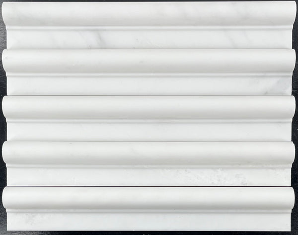 Pearl White Ogee Molding Honed