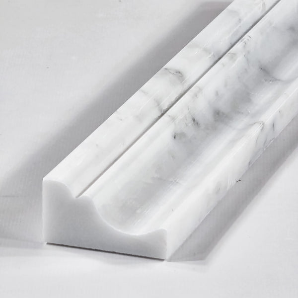 Pearl White Capital Molding Polished