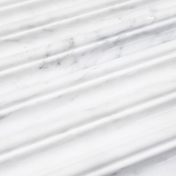 Pearl White Capital Molding Polished