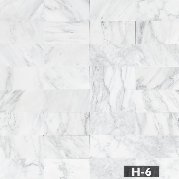 Pearl White 4" x 8" Honed - Elon Tile & Stone