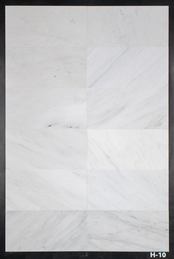 Pearl White 12" x 24" Honed