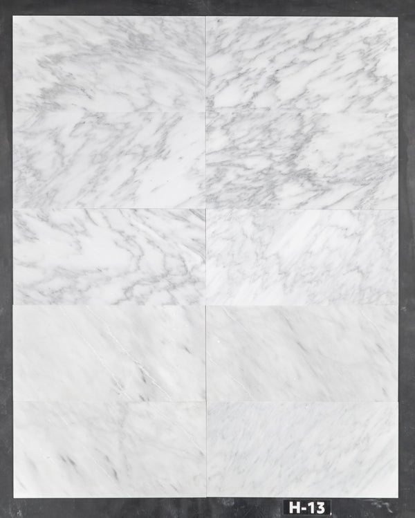 Pearl White 12" x 24" Honed