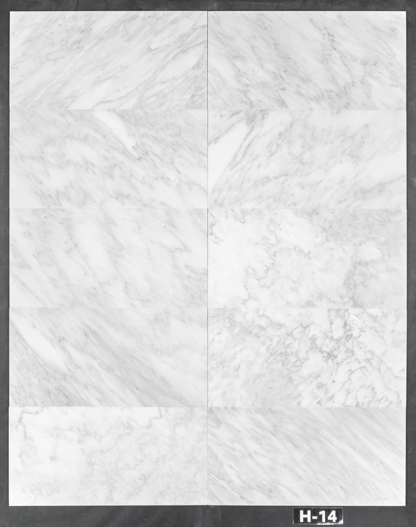 Pearl White 12" x 24" Honed - Elon Tile & Stone