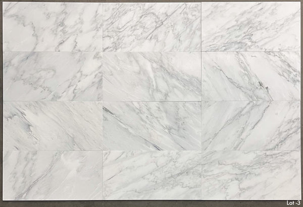 Blanco perla 12" x 24" Pulido