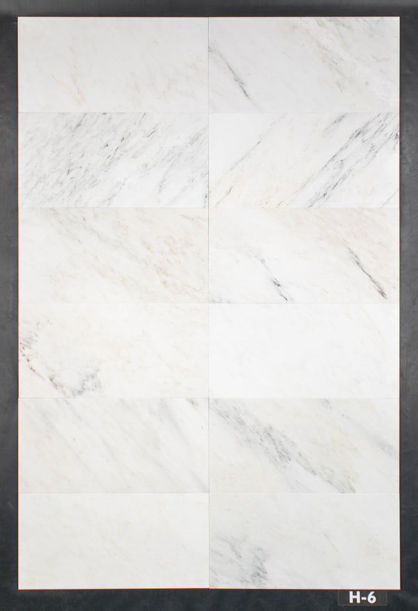 Pearl White 12" x 24" Honed