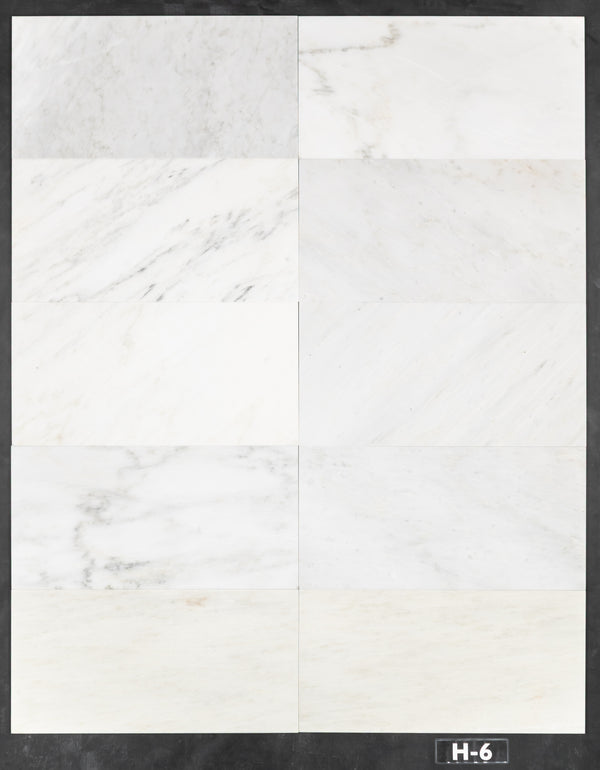 Pearl White 12" x 24" Honed