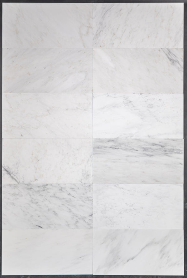 Blanco perla 12" x 24" Pulido