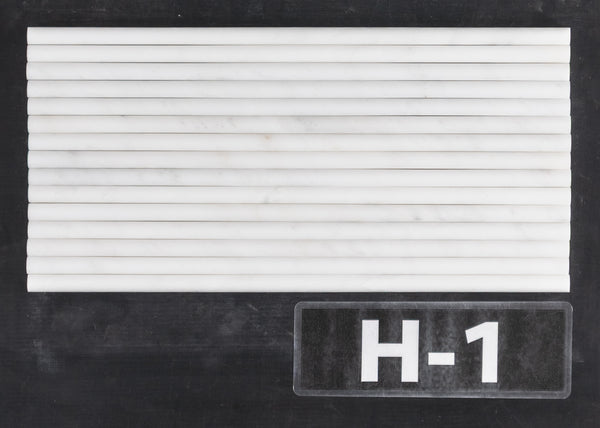 Pearl White Micro Pencil Honed - Elon Tile & Stone