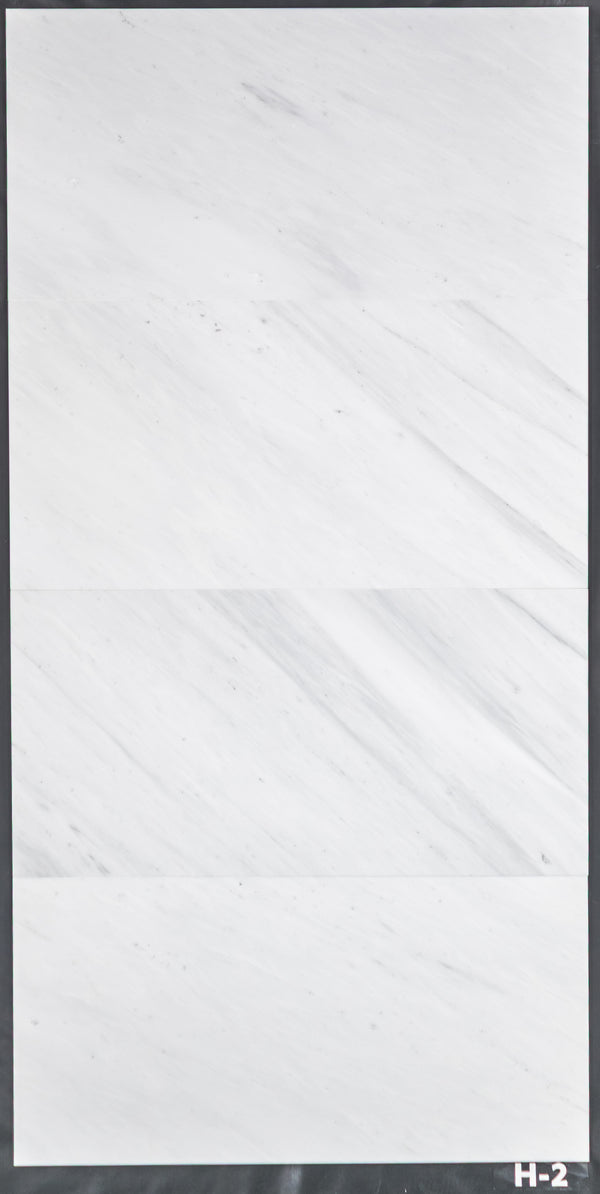 Pearl White 18" x 36" Honed