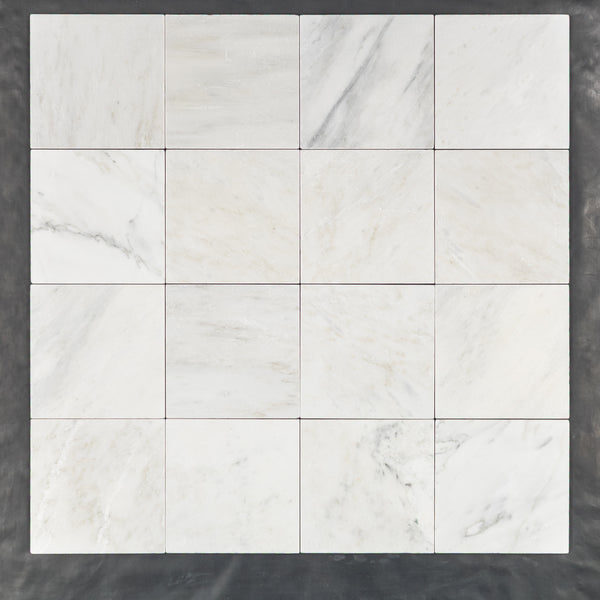 Pearl White 10" x 10" Soft Tumbled