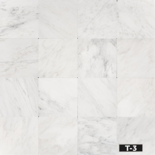 Pearl White 10" x 10" Soft Tumbled