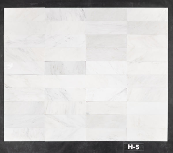 Pearl White 4" x 12" Honed - Elon Tile & Stone