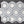 Panal blanco perla con mosaico gris pacífico pulido