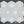 Panal Absoluto Blanco con Mosaico Celeste Azul Pulido