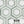 Panal absoluto blanco con mosaico verde Ming pulido