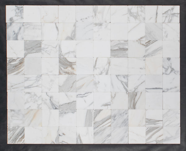 Calacatta Gold 4" x 4" Tumbled