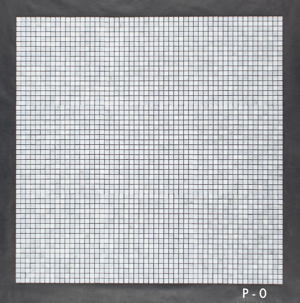 Blue Celeste 5/8" x 5/8" Square Mosaic Polished