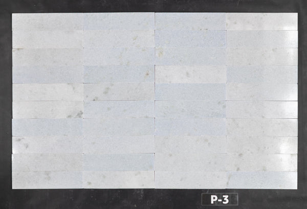 Blue Celeste 3" x 12" Polished - Elon Tile & Stone