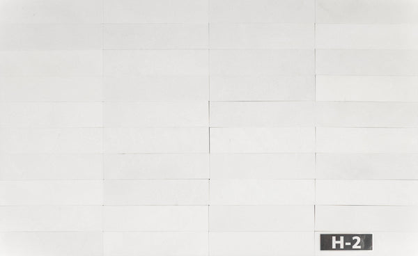 White Thassos 3" x 12" Honed