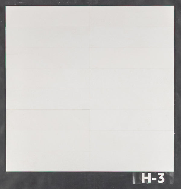 White Thassos 3" x 12" Honed